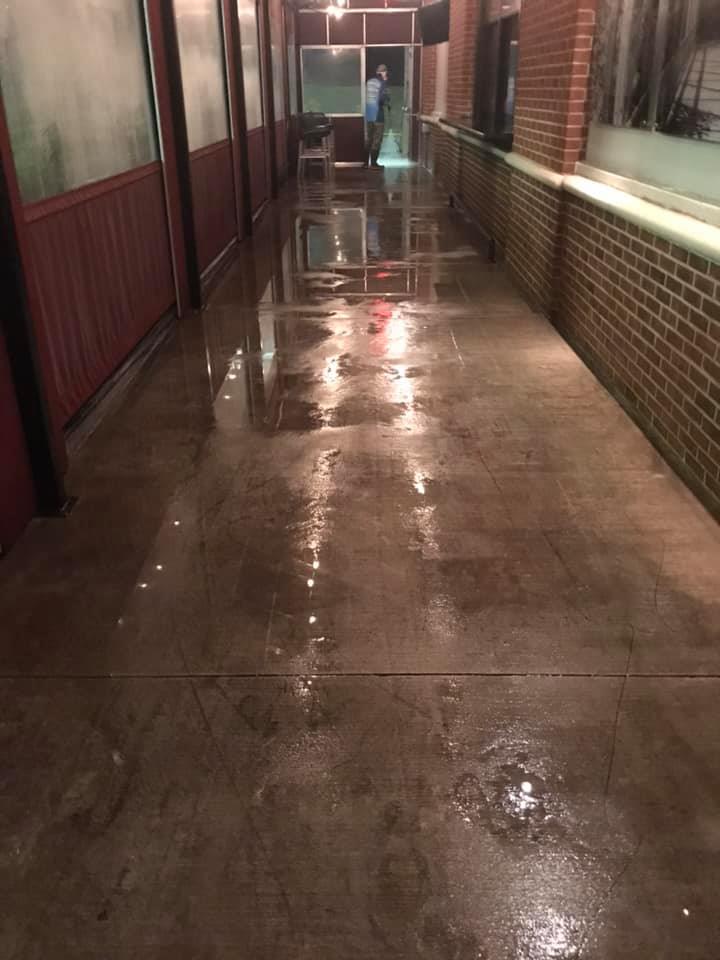 Commercial Pressure Washing of Marlow's Tavern in Roswell, GA