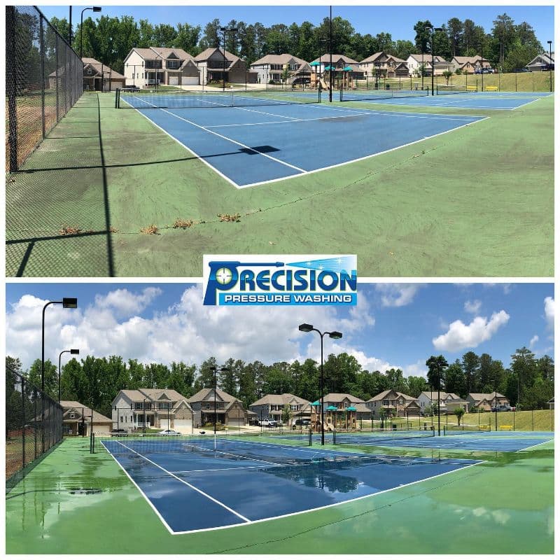 Tennis Court Cleaning in Dallas, GA